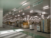 FRUIT AND VEGETABLE STOCK WAREHOUSE - Lyon - France.HDI industrial unit coolers